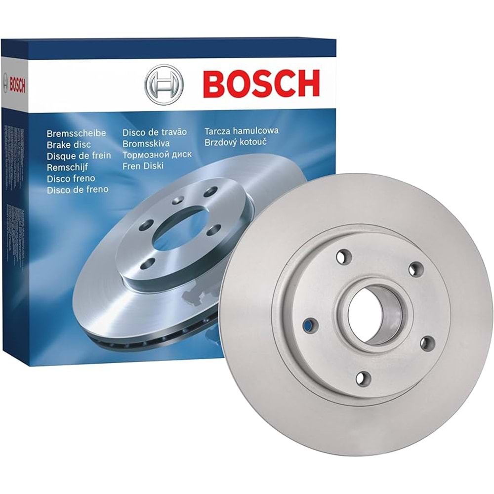 BOSCH FREN DİSKİ ARKA (ADET) RULMANSIZ 260mm RENAULT MEGANE III 1.5DCI 2008-> 1.4DCI-1.6 16V-1.9DCI-2.0 16V 09-> 260x8x0 5 BİJON