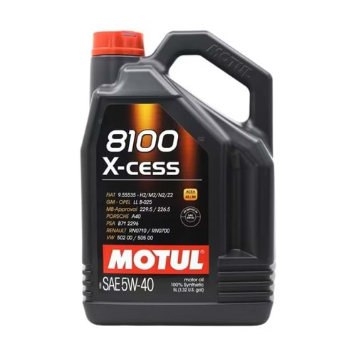 MOTUL 8100 X-CESS 5W40 5 LT