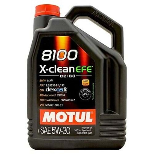 MOTUL 8100 X-CLEAN EFE 5W30 5 L