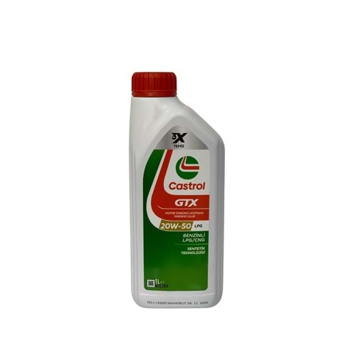 CASTROL GTX LPG 20W50 1 LİTRE