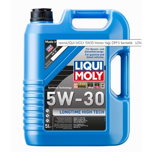 LIQUI MOLY 5W30 5L LONGTIME HIGH TECH