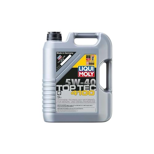 LIQUI MOLY YAĞ 5W40 TOP TEC 4100 5L