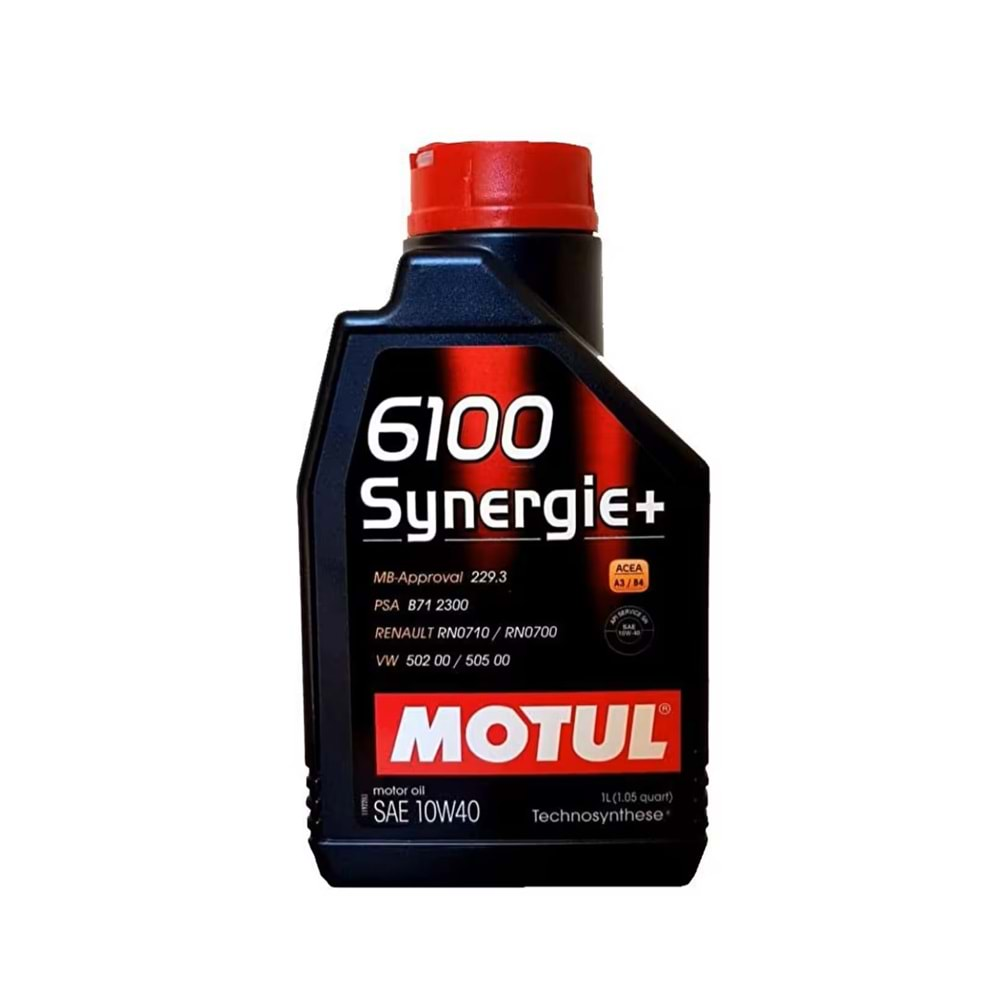 MOTUL 6100 SYNERGİE+ 10W40 1 LT