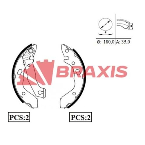 ARKA FREN BALATASI PABUC KAMPANA GENIS TIP HYUNDAI HYUNDAI ACCENT 1.3 1.5. 1.6 2000-2005 EXCEL 1990-1994