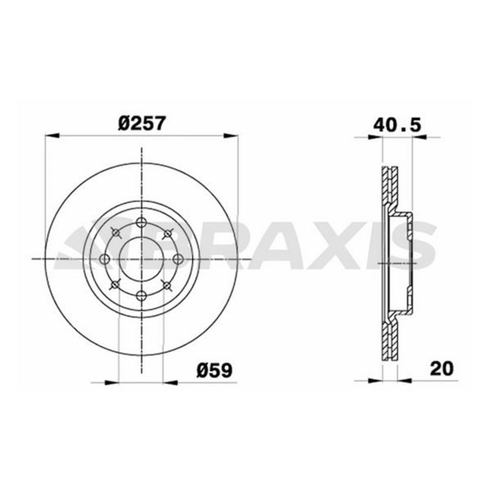 ÖN DİSK (TAKIM) DOBLO LİNEA PALIO FİORİNO NEMO ALBEA 1,9 1,3 1,4 1,2 (ÇAP 257MM.)