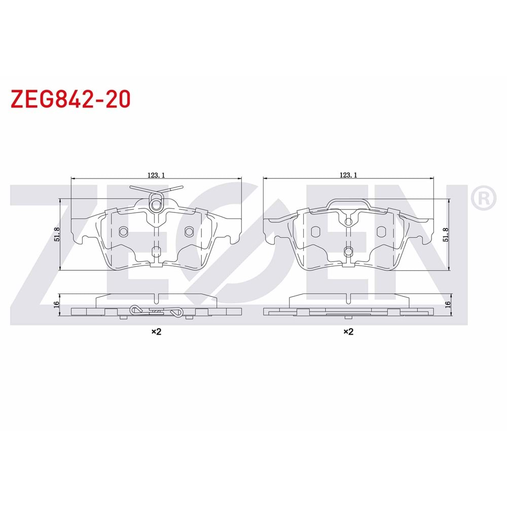 ARKA FREN BALATA VECTRA C 1.6 16v-1.9 CDTI-2.0 DTI 2002-2008/CITROEN C5 III 1.6 HDI-1.6 THP 2008-2015/PEUGEOT 508 1.6 E-HDI 2010-/FOCUS II 1.6 TDCI 2004-2011/TRANSIT CON. 1.8 TDCI 2002-2013